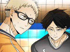 츠키시마 vs 스나 (움짤+일러)