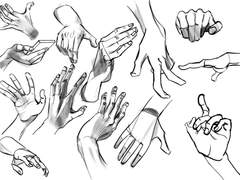 2022년 2월 15일 (화) <손 크로키>