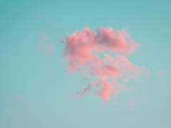 맑은 하늘, 구름 둥둥