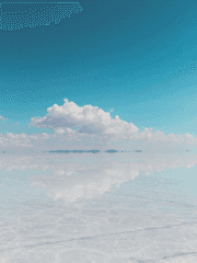 소금사막에 뜨는 별