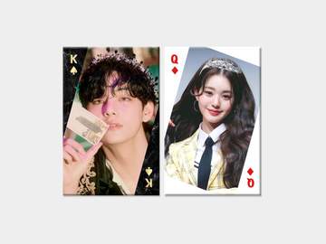 포커 투명 포카프레임 도안 4종 배포