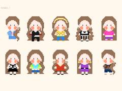 픽셀아트 커미션