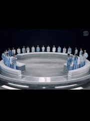 가이딩 주는 포크와 케이크 주는 센티넬들