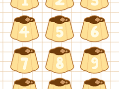 [굿노트 스티커] 푸딩 숫자 스티커🍮