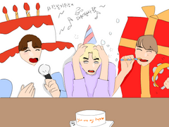 [방탄,세븐틴팬아트-호석,한솔,석민]