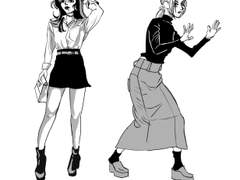 2022년 2월 18일 (금) <옷크로키>