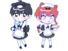 ZENO 쿠로 아카 키링 도안 무료배포