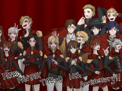 파판영식 10주년 카운트다운 그림들