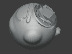 블렌더로 얼굴을 빚어보았다.