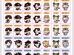 죠죠 스티커 도안 유료 배포