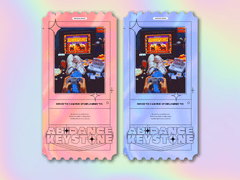 [무료배포] M자형 티켓(출력 가능) 무료배포