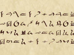 이집트 문자 브러쉬