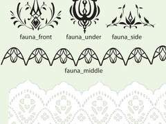 세레스 파우나 레이스 및 무늬