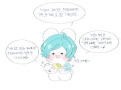 보송보송 바다 친구들 휴대폰 배경화면