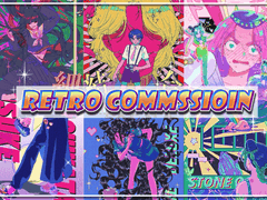 레트로 일러스트 커미션