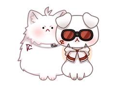 [산크위리] 멍멍이 키링 도안 유료배포(산크레드,위리앙제set)