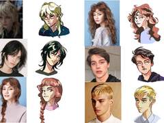 2022년 2월 25일 (금) <머리카락 크로키>