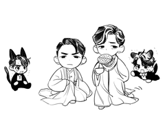 [곤 투모로우] 재연 전캐슷 낙서한 거+초연 약간