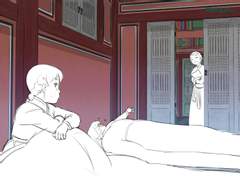 혼자 자긴 어색해.