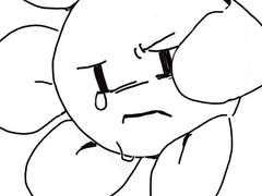 불살엔딩 후 지하에 혼자 남겨진 플라위