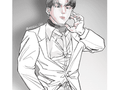 미완성 스키즈 그림