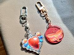 죠죠 2부 아크릴 키링 도안 - 에이쟈&반다나 비눗방울