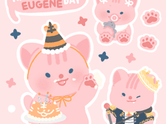 차유진 생일 스티커🐱 (배포 종료)