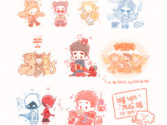 마블 낙서들 png 판매 - 1