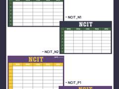 NCT127 시간표 도안 공유 NCIT.VER