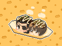 마지마코 도트 아크릴 키링 도안