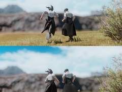 아짐 대초원 , 도로일로