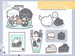 스티커 고정틀 커미션