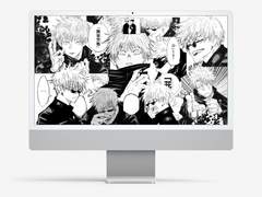 주술회전 고죠 메구미 토게 데스크탑 배경화면 공유