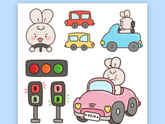 [굿노트 스티커] 운전하는 토리 굿노트 스티커 공유