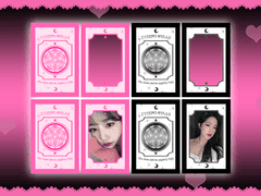 행운부적 포토카드 도안