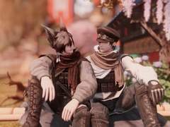 탑에서 커플룩 파밍한 날.