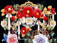 화려하고 단아한 동양풍 오리엔탈 장신구 브러쉬 세트