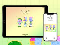 [해니마니] 일러스트 무료 배경 화면 공유 - 초록초록 봄 코디