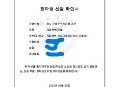 홍익대학교 세종캠퍼스 게임그래픽디자인 정시 특별우수자 미활보