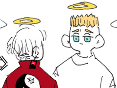 [도리벤] 지옥에서 이자나와 무쵸가 정모하는 만화 (수시로 업뎃)