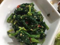 시금치 무침, 오이지 무침