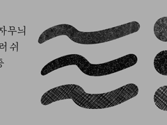 빗자패턴 브러쉬 3종