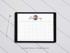 굿노트 먼슬리 템플릿