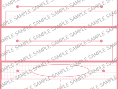 분홍색 심플 노트패드