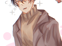 흑발 아현이 덮머 포카 도안.!배포