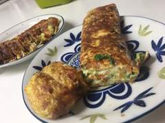 왕계란말이와 감자채볶음