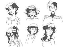 2022년 3월 18일 (금) <머리카락 크로키>