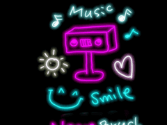 아이패드 프로크리에이터 네온사인 브러쉬