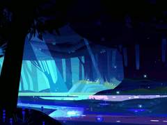 잔잔한 새벽공기 아래에서