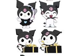 쿠로미 굿노트 스티커